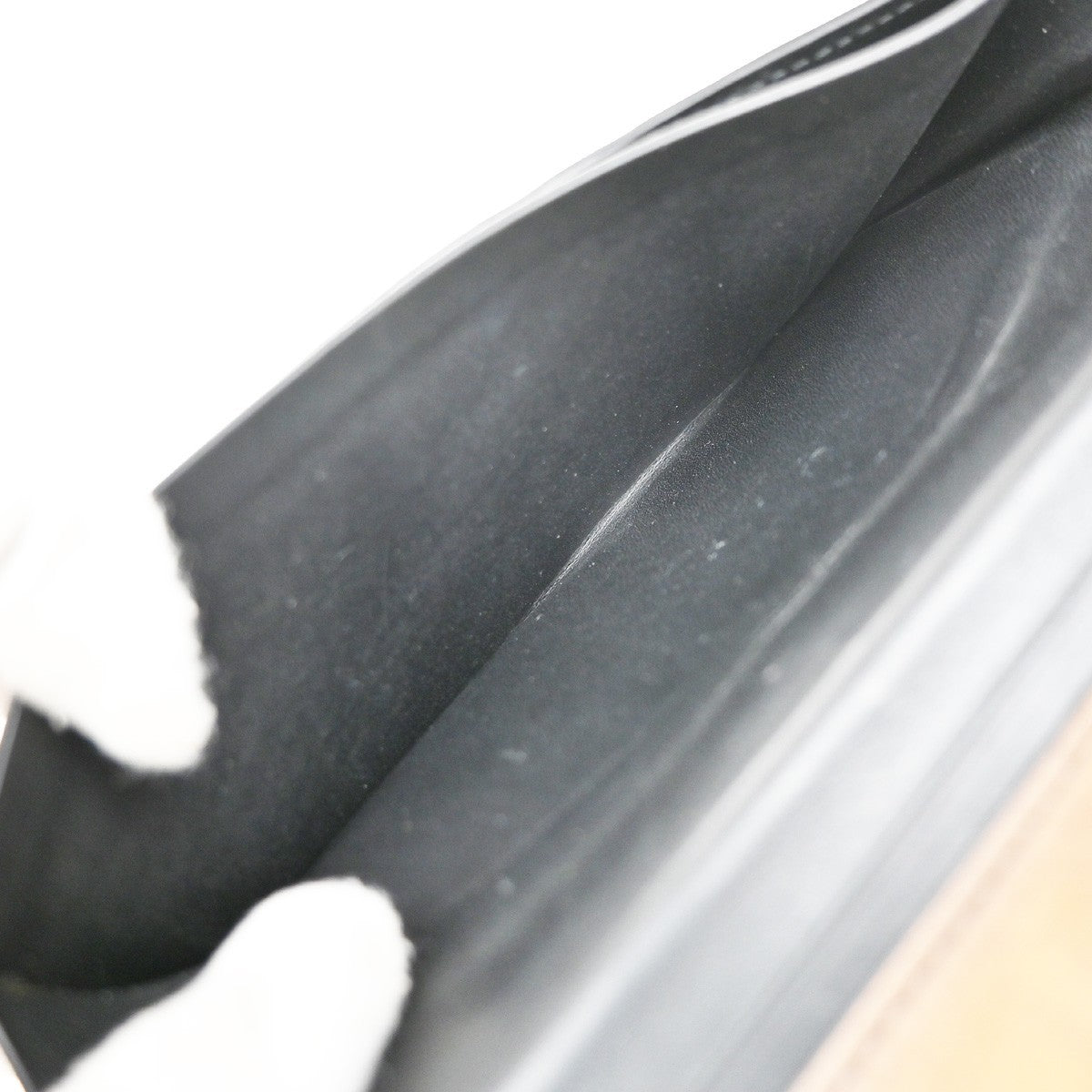 BERLUTI Logo Calligraphy Bifold Long Wallet Leather Brown Italy 84KP207