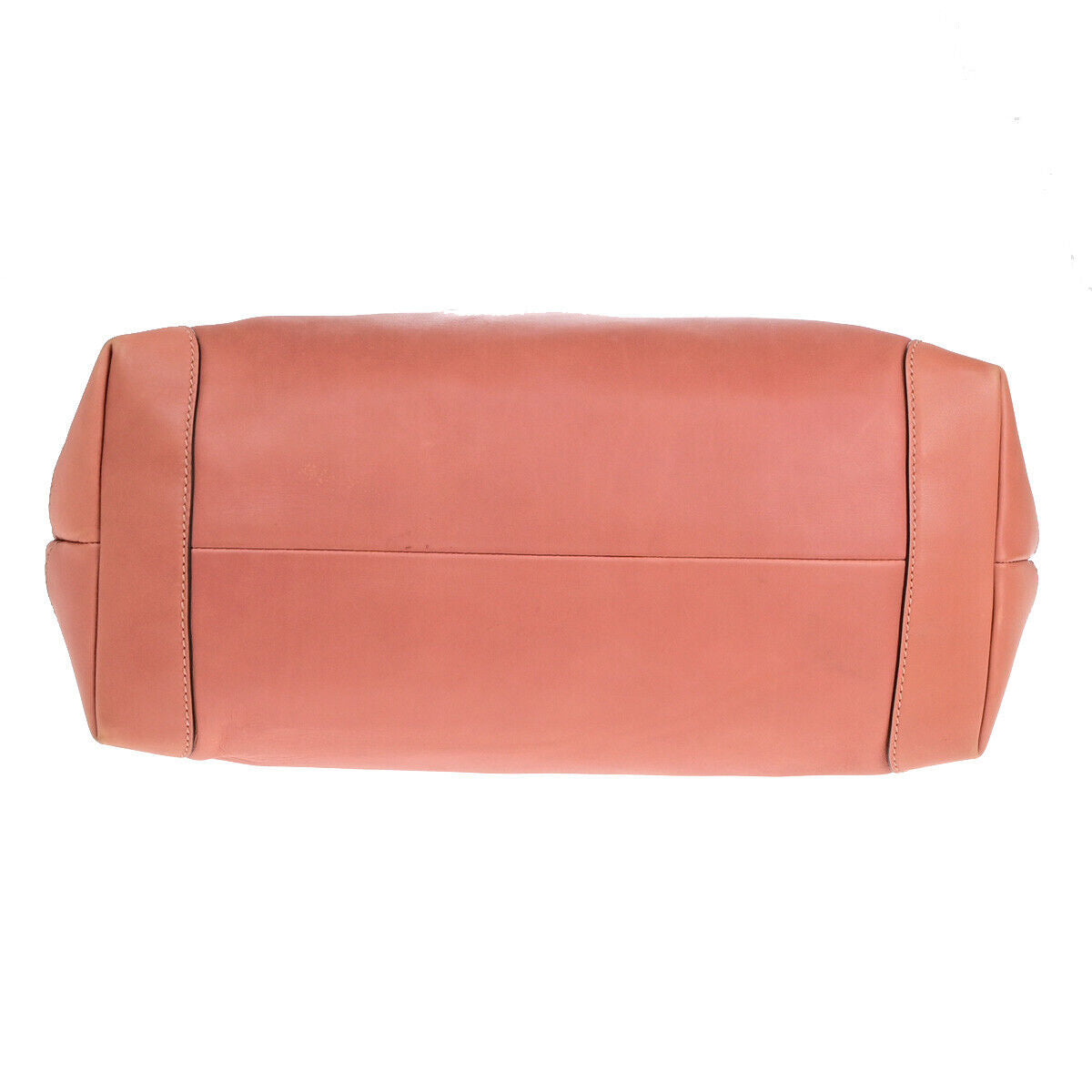 GUCCI Logo Shoulder Tote Bag Pouch Exotic Leather Pink GHW Italy 82YF660