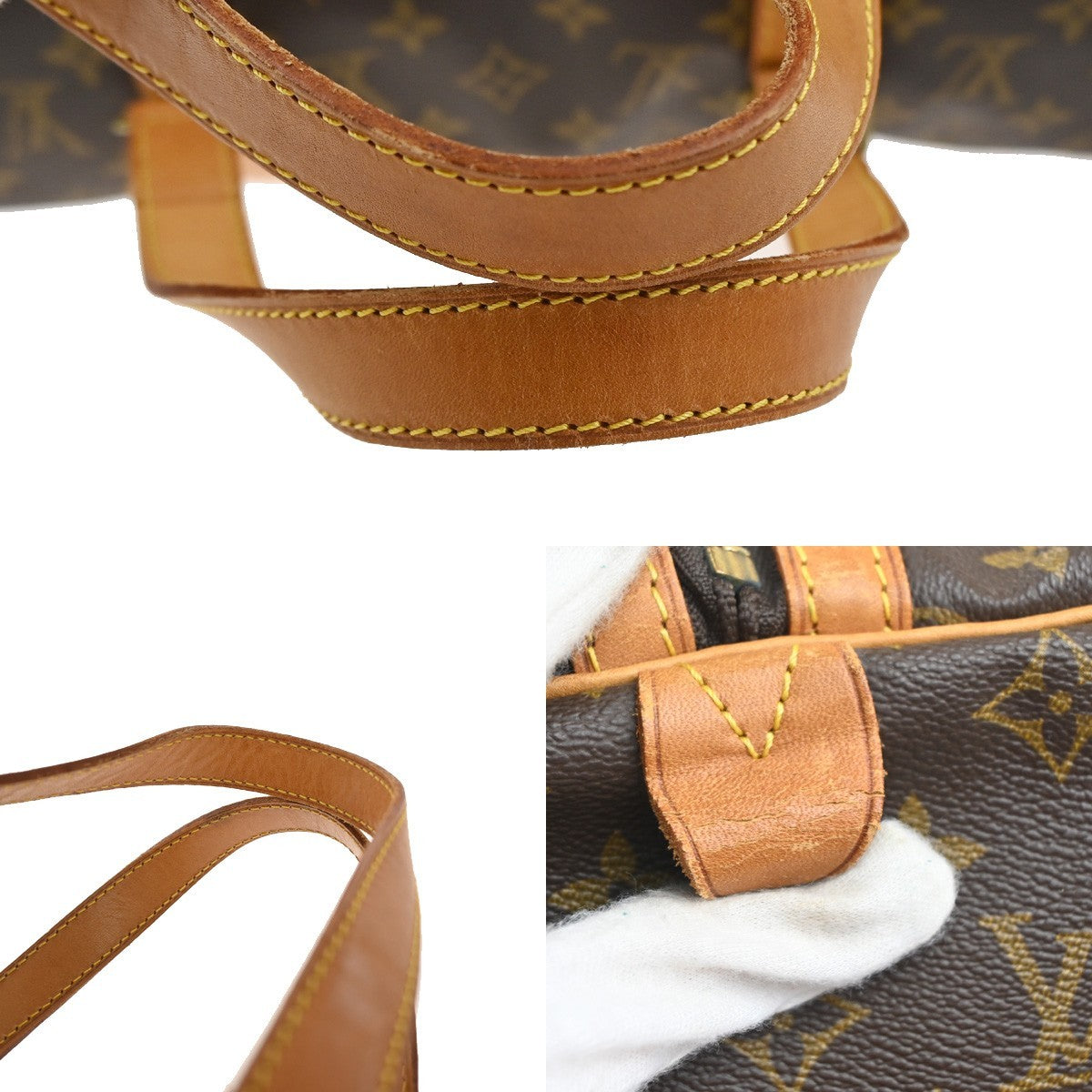 LOUIS VUITTON Sac Souple 45 Travel Hand Bag Monogram Leather BN M41624 85KP590