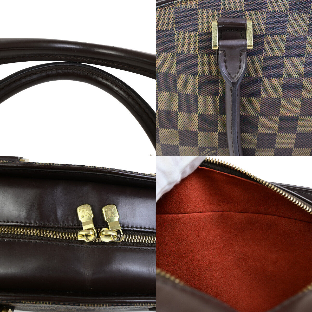 LOUIS VUITTON Sarria Horizontal Hand Bag Damier Ebene Leather BN N51282 93SJ510