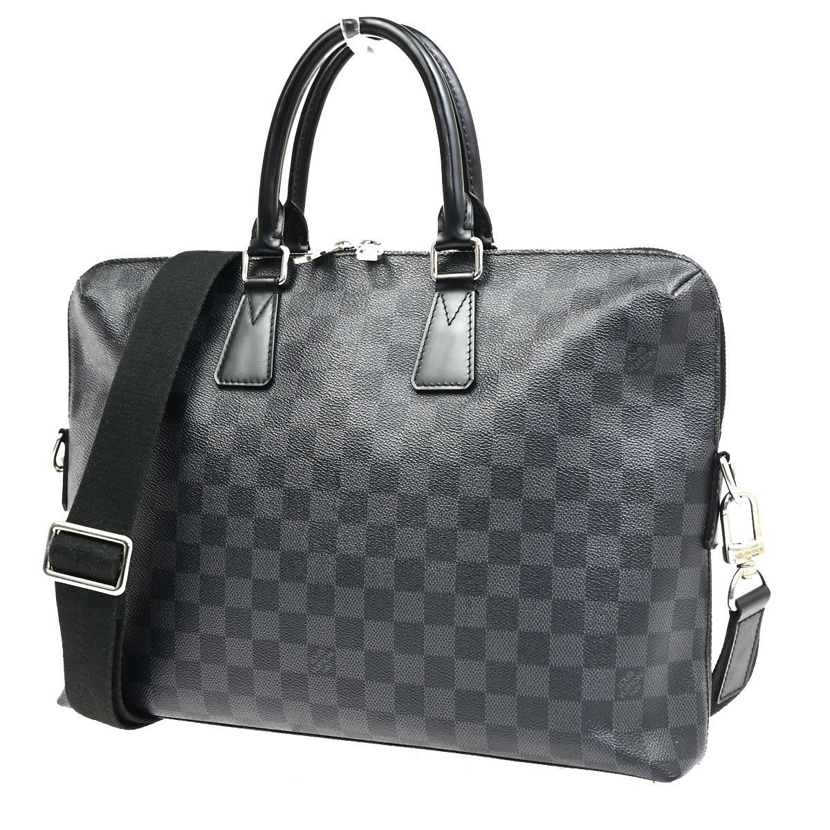 LOUIS VUITTON Porte Documents Jour Shoulder Bag Damier Graphite N48224 46RQ081