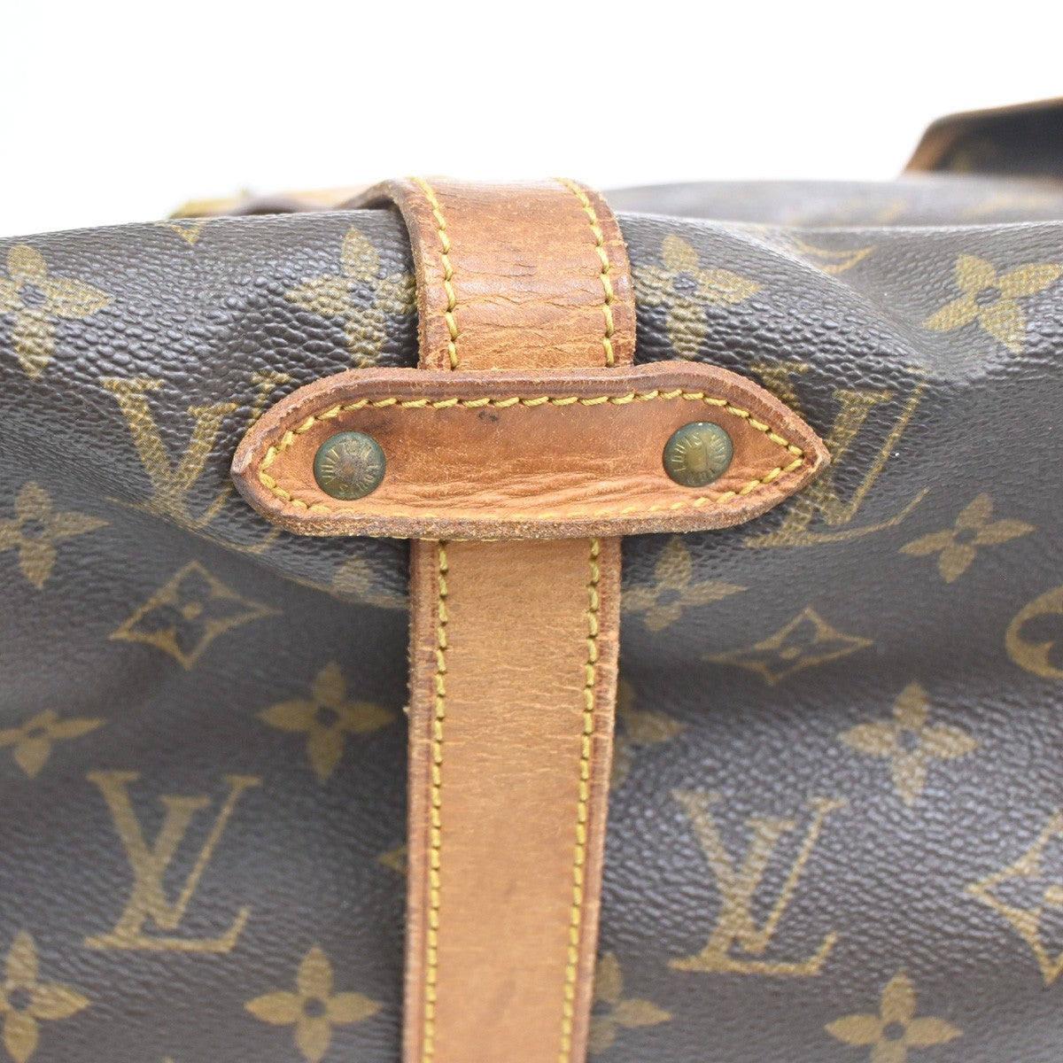 LOUIS VUITTON Saumur 35 Shoulder Bag Monogram Leather BN France M42254 70KC533
