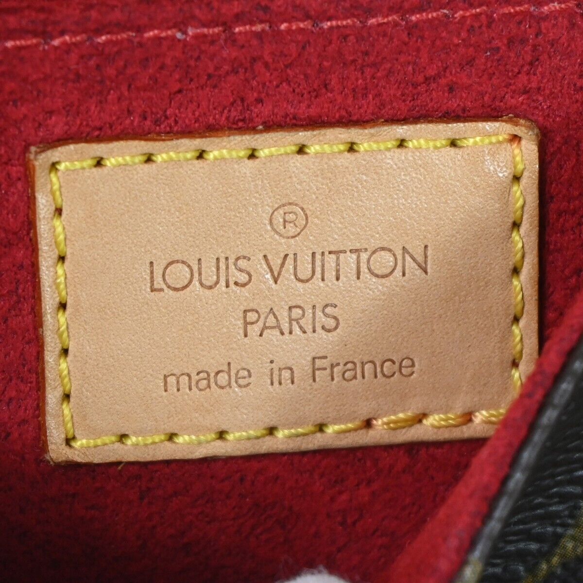LOUIS VUITTON Tambourine Shoulder Bag Monogram Leather Brown M51179 638HB460