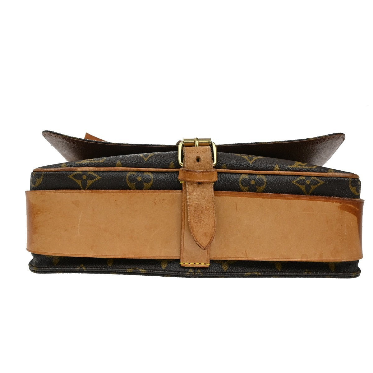LOUIS VUITTON Cartouchiere GM Shoulder Bag Monogram Leather Brown M51252 80KB479