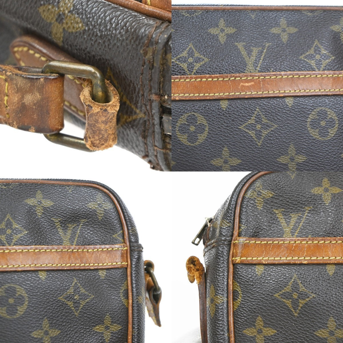 LOUIS VUITTON Trocadero 24 Shoulder Bag Monogram Leather Brown M51276 01TA655
