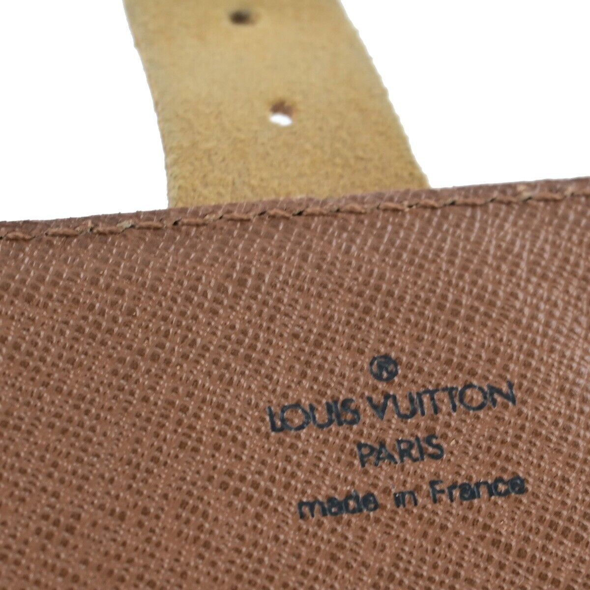 LOUIS VUITTON Cartouchiere GM Shoulder Bag Monogram Leather Brown M51252 75EB332