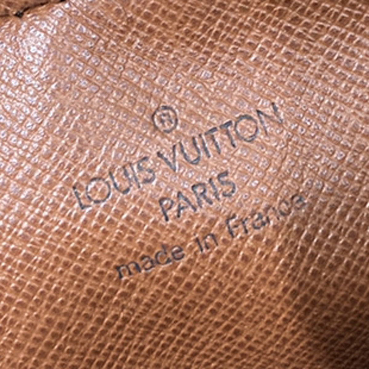 LOUIS VUITTON Danube Shoulder Bag Monogram Leather Brown France M45266 34EG291