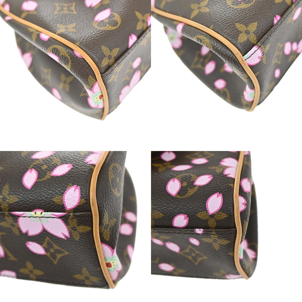 LOUIS VUITTON Sac Retro PM Hand Bag Monogram Cherry Blossom BN M92012 806LC598