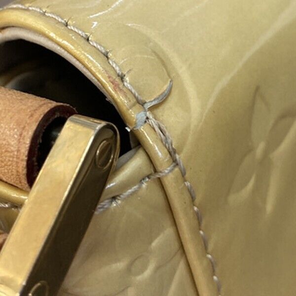 LOUIS VUITTON Thompson Street Shoulder Bag Monogram Vernis Beige M91008 69EB690