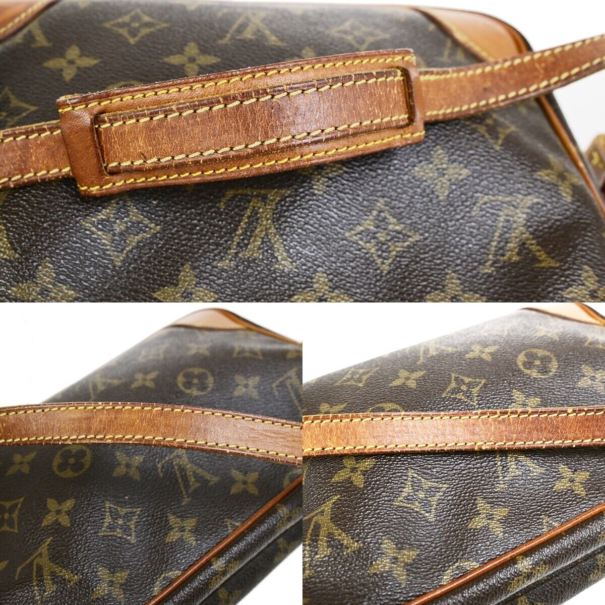 LOUIS VUITTON Trocadero 24 Shoulder Bag Monogram Leather Brown M51276 61FB197