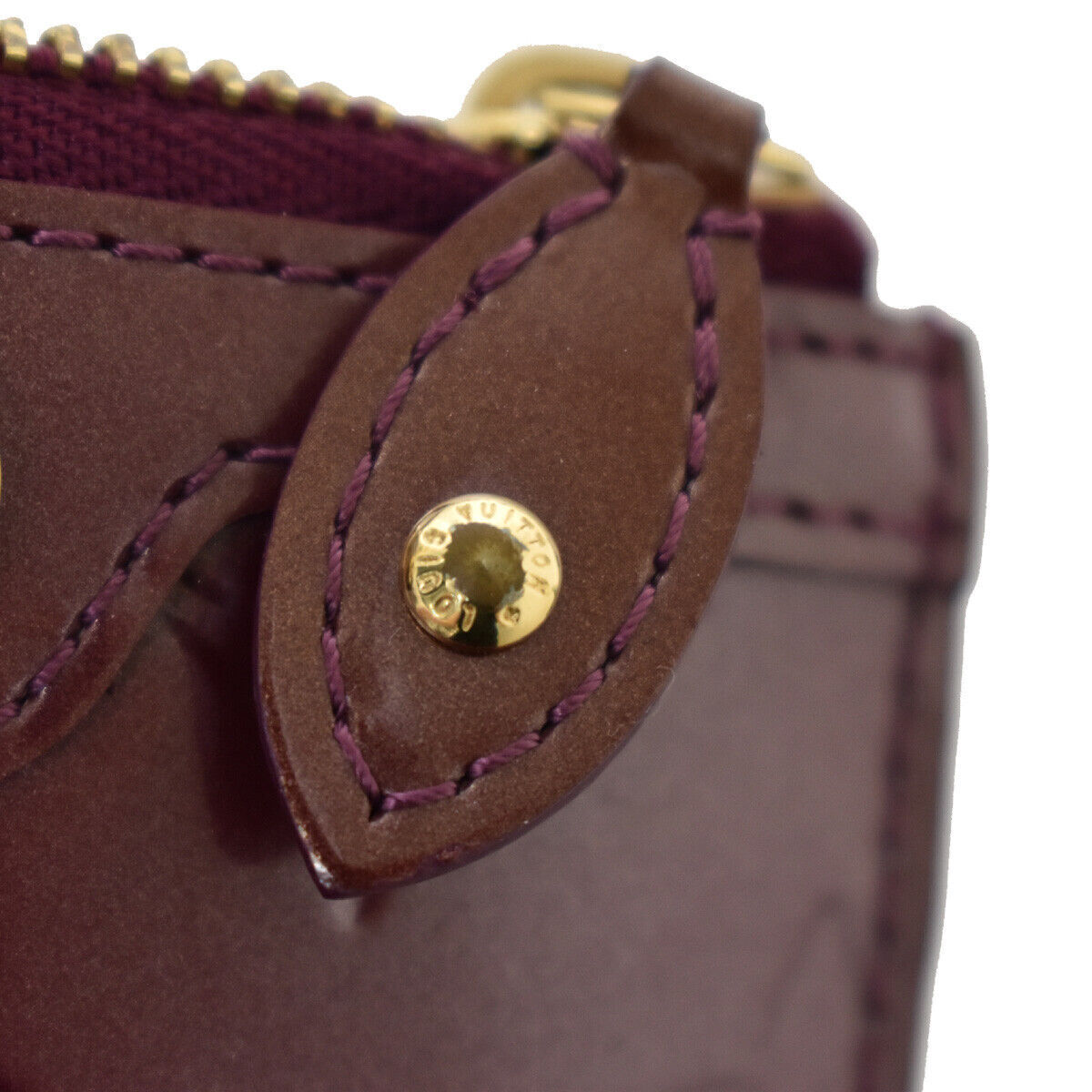 LOUIS VUITTON Pochette Cles Coin Wallet Monogram Vernis Violette M93560 69YC262