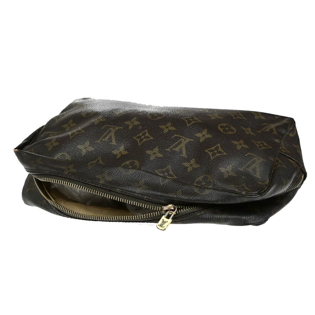 LOUIS VUITTON Trousse Toilette 28 Clutch Hand Bag Monogram Brown M47522 05ED201