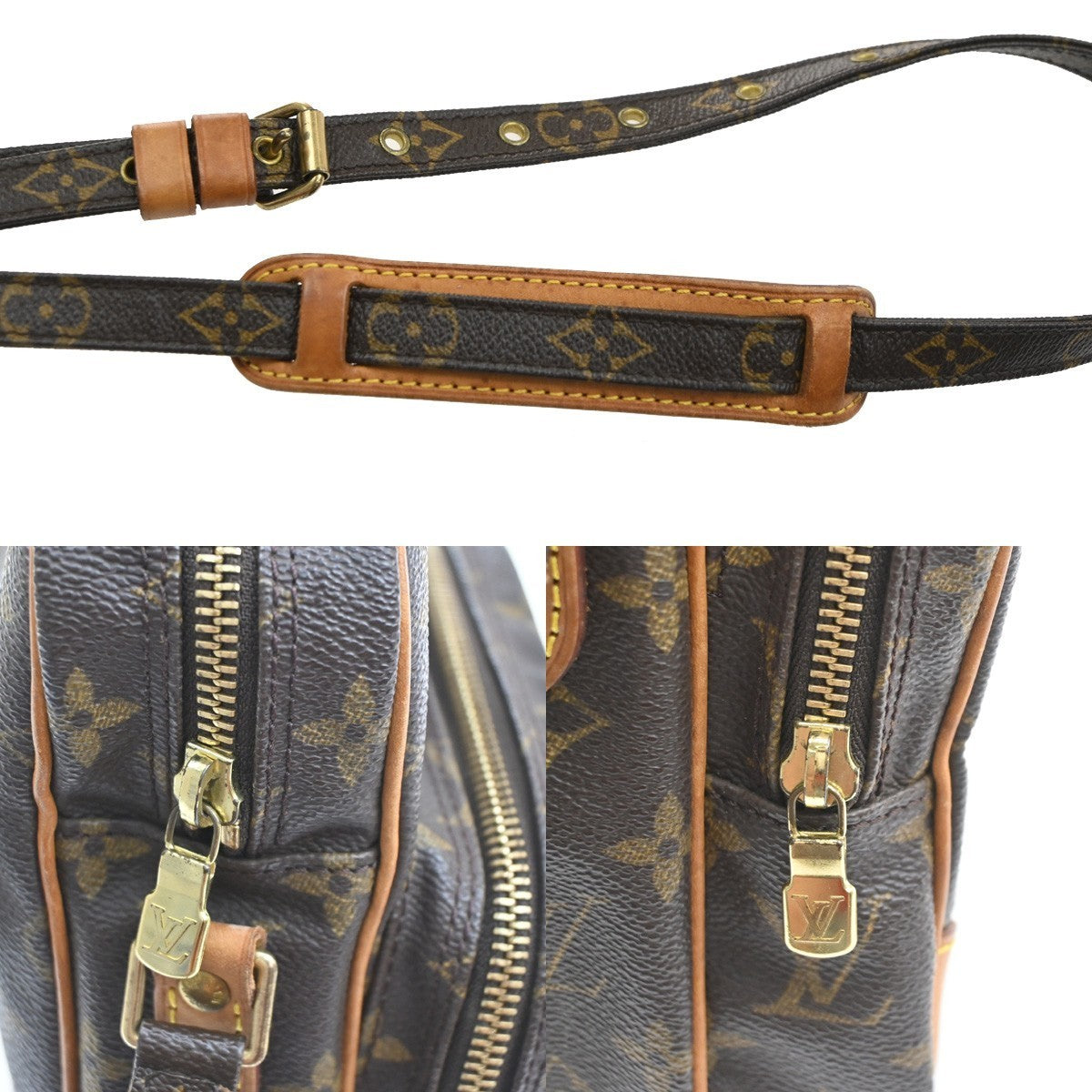 LOUIS VUITTON Amazon Crossbody Shoulder Bag Monogram Leather BN M45236 78SA138