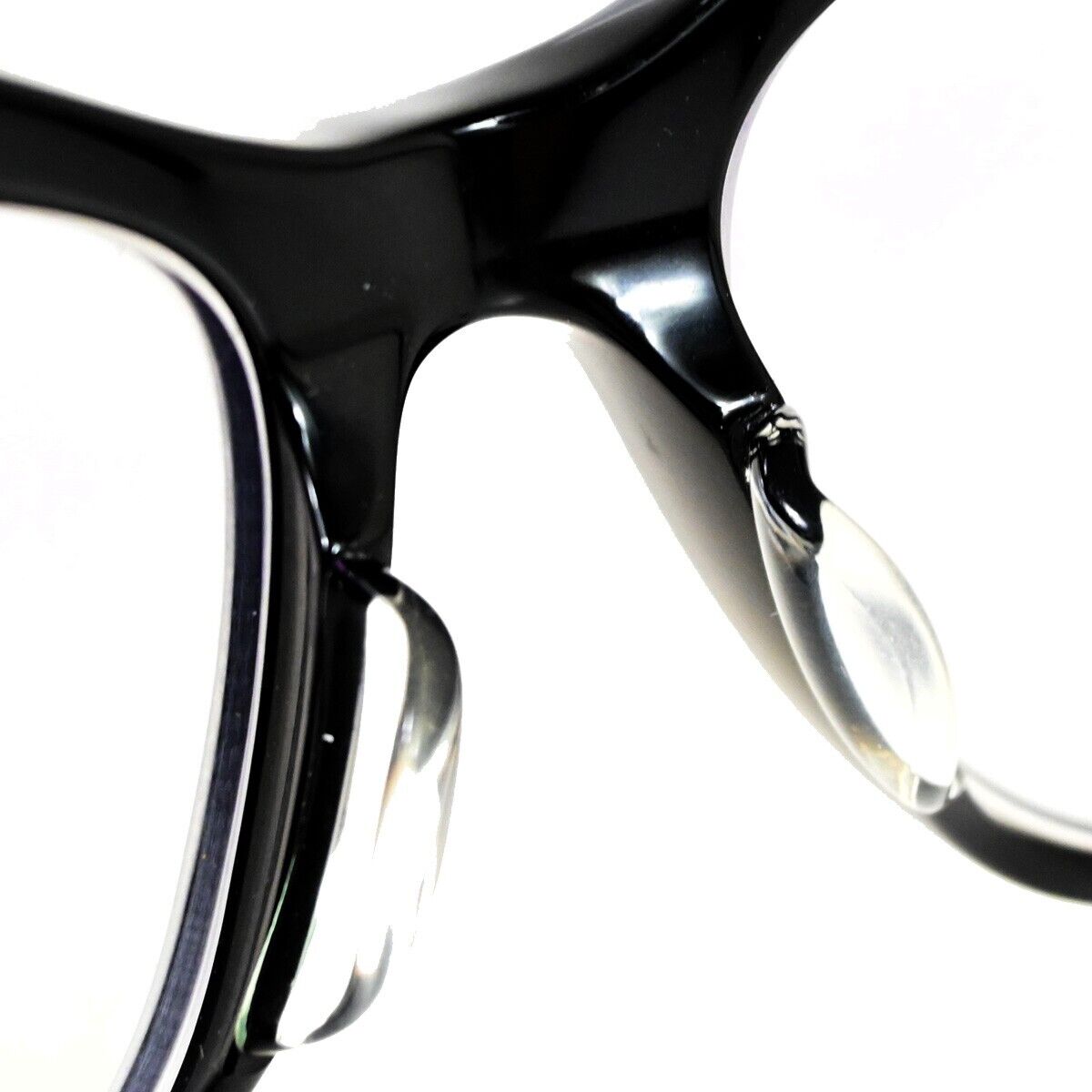 CHANEL CC Logo Glasses Eye Were Metal Plastic Black Italy 5377-A 67FA369