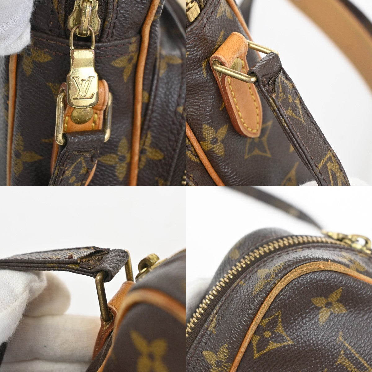LOUIS VUITTON Amazon Crossbody Shoulder Bag Monogram Leather BN M45236 84TA642