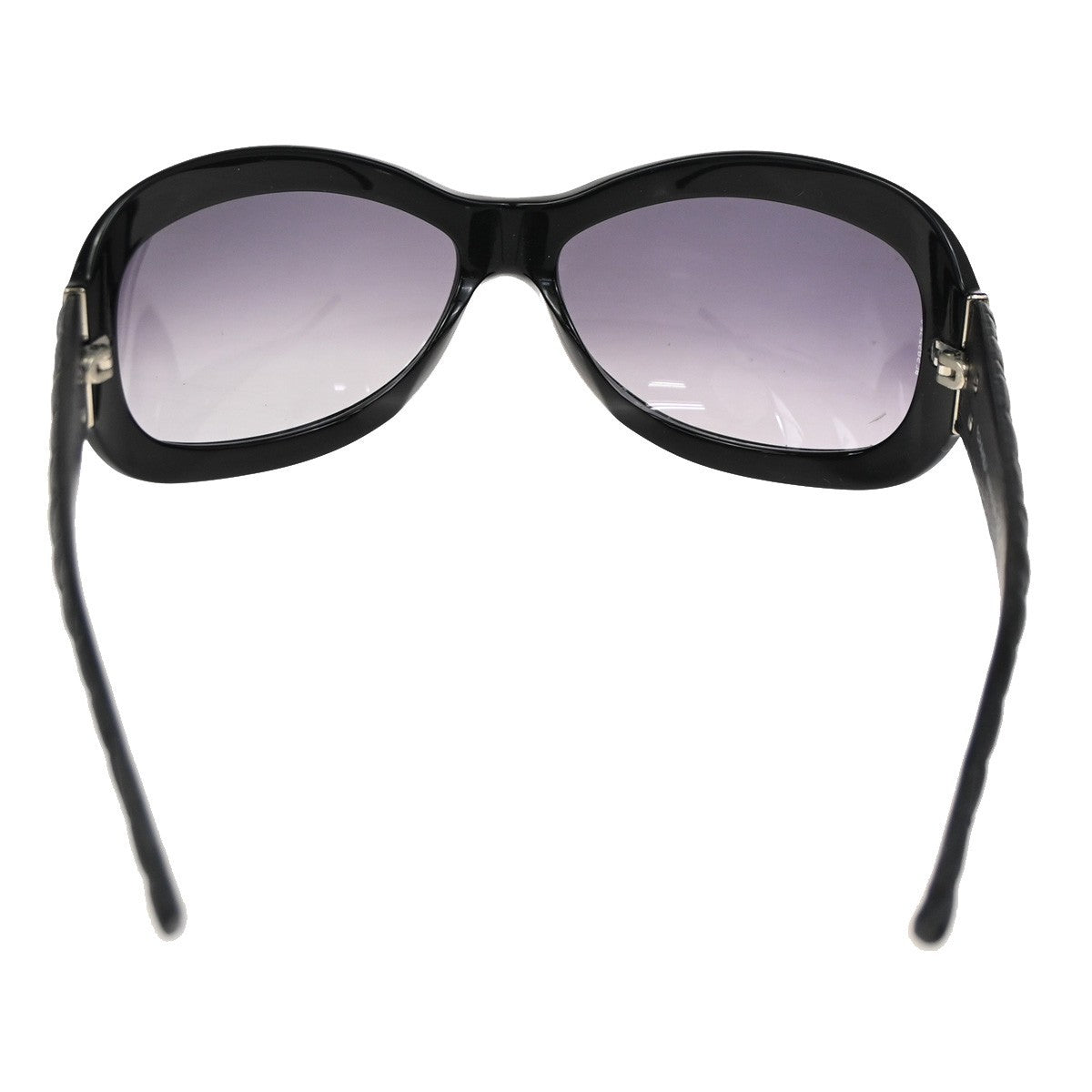 CHANEL CC Logo Matelasse Sunglasses Eye Wear Plastic Leather BK 5116-Q 30RL982