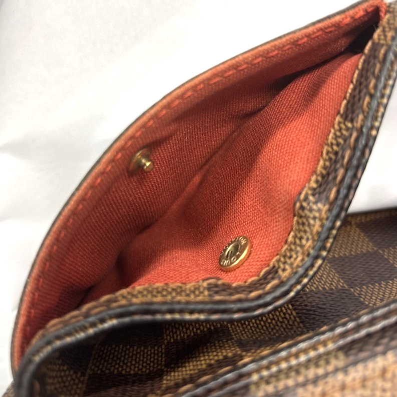 LOUIS VUITTON Geronimos Bum Body Bag Damier Leather Brown Spain N51994 71KD174
