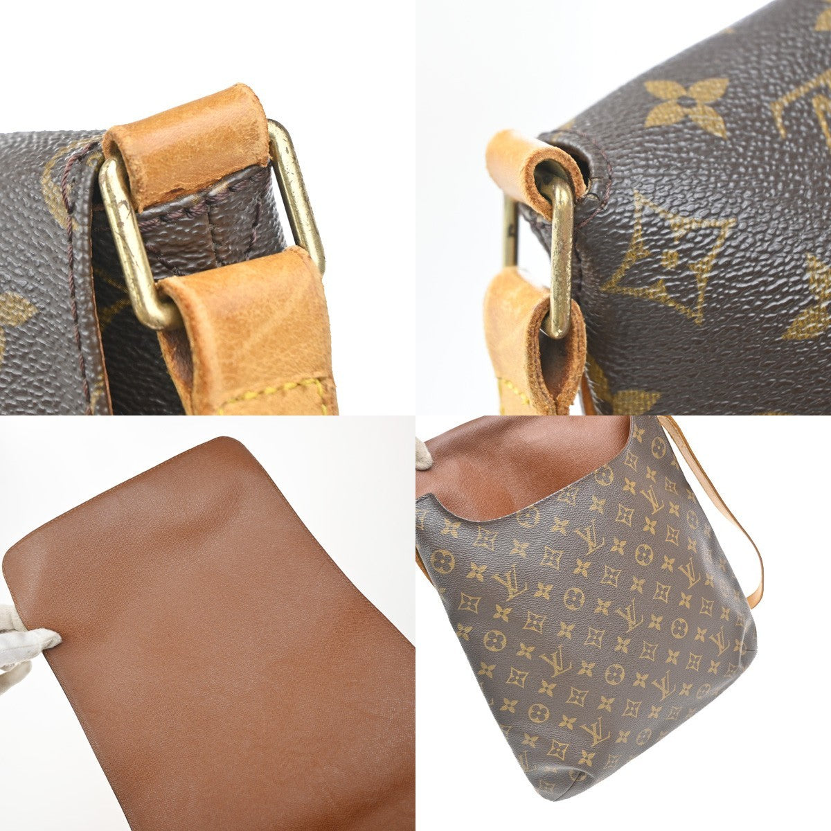 LOUIS VUITTON Musette Shoulder Bag Monogram Leather Brown France M51256 82KP596