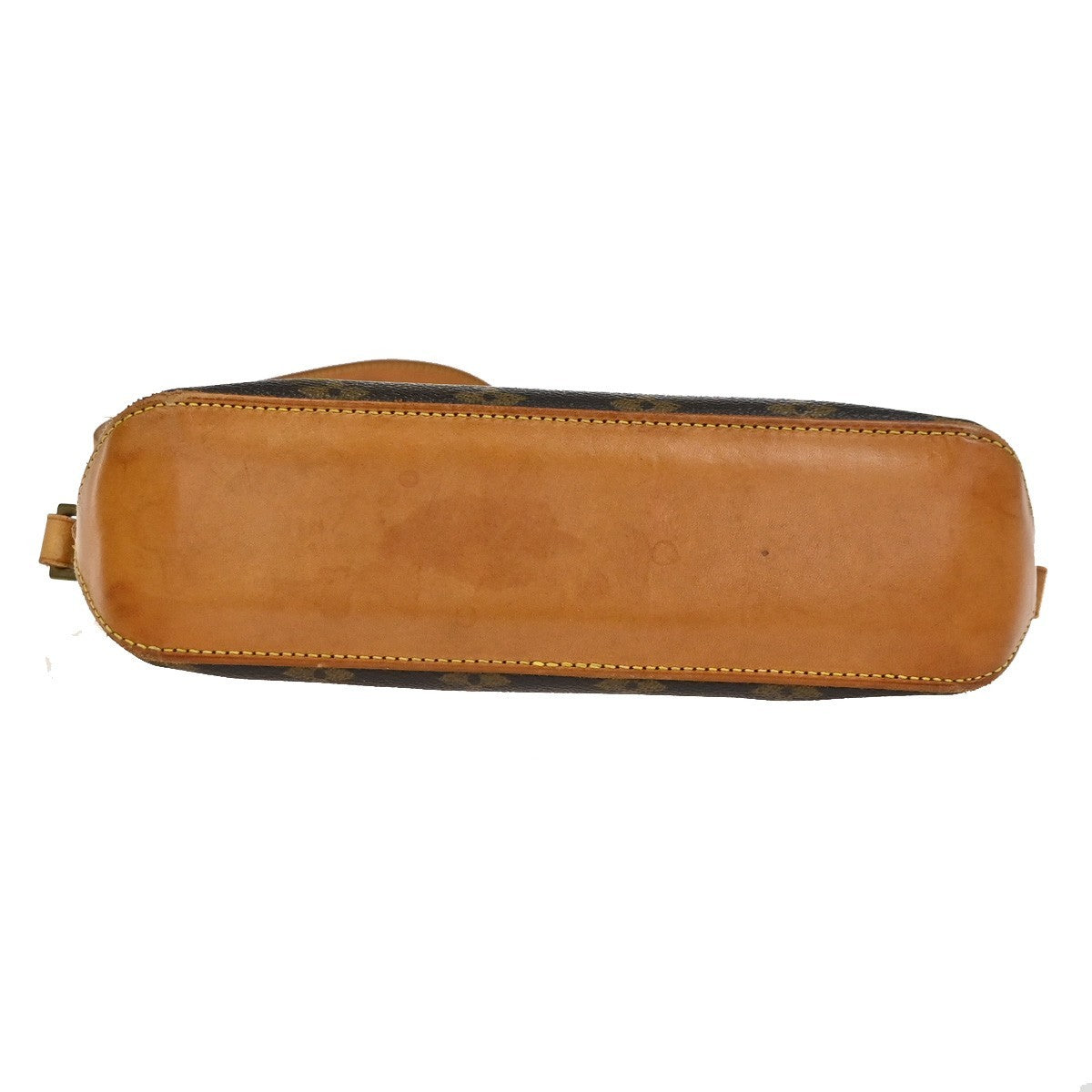 LOUIS VUITTON Logo Trotteur Shoulder Bag Monogram Leather Brown M51240 72YH917