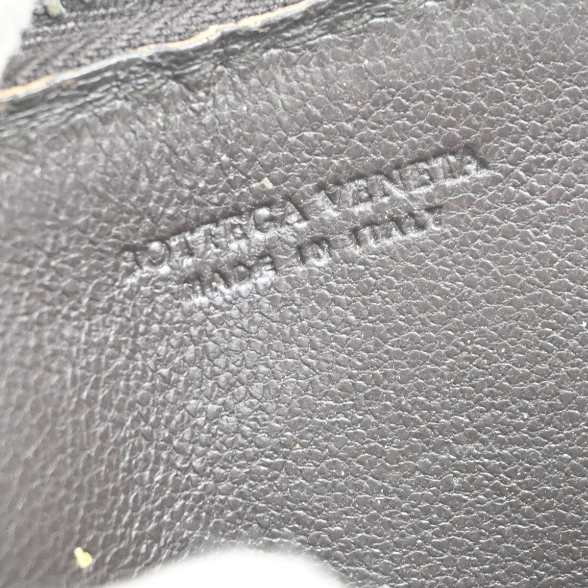 BOTTEGA VENETA Logo Intrecciato Coin Case Wallet Leather Brown Italy 02KD050