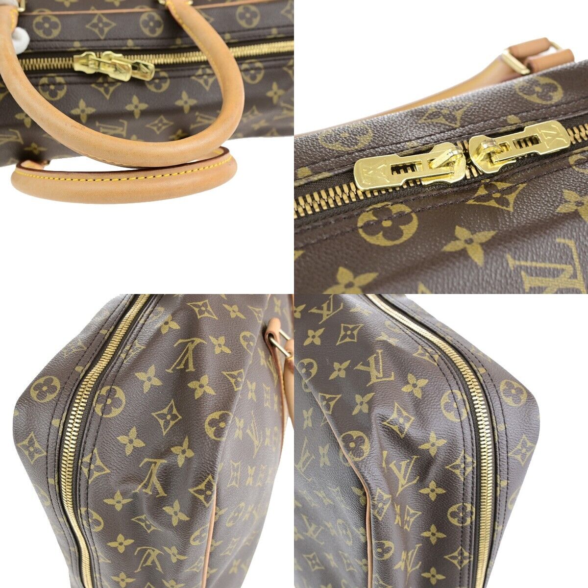 LOUIS VUITTON Sirius 45 Travel Hand Bag Monogram Leather Brown M41408 78YG609