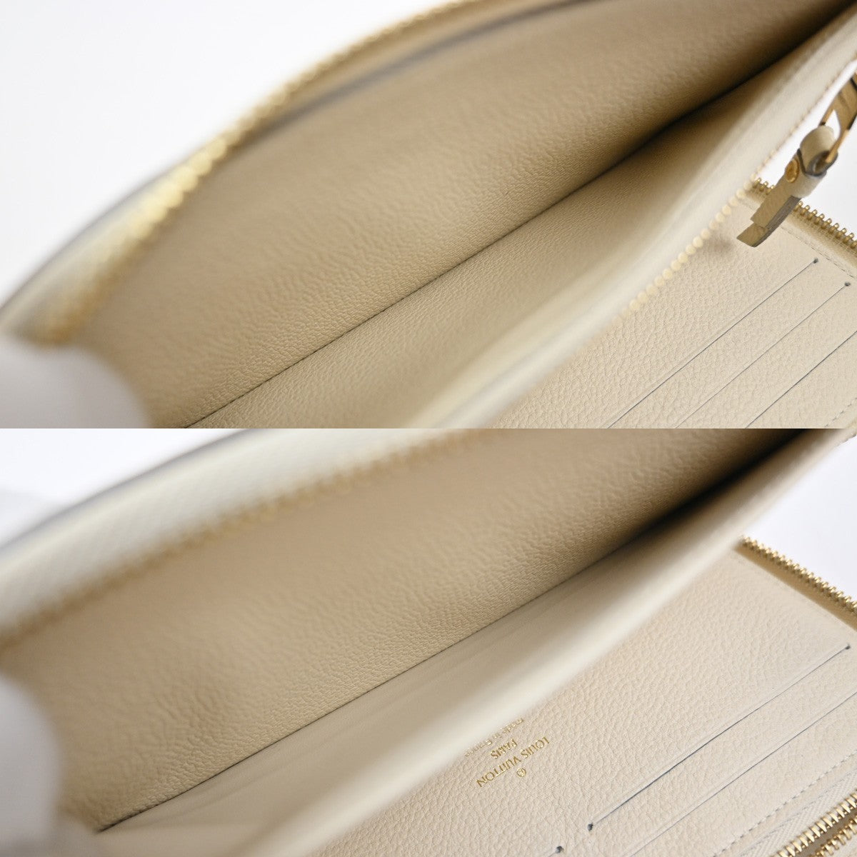 LOUIS VUITTON Secret Long Wallet Monogram Empreinte White M93437 77MA577