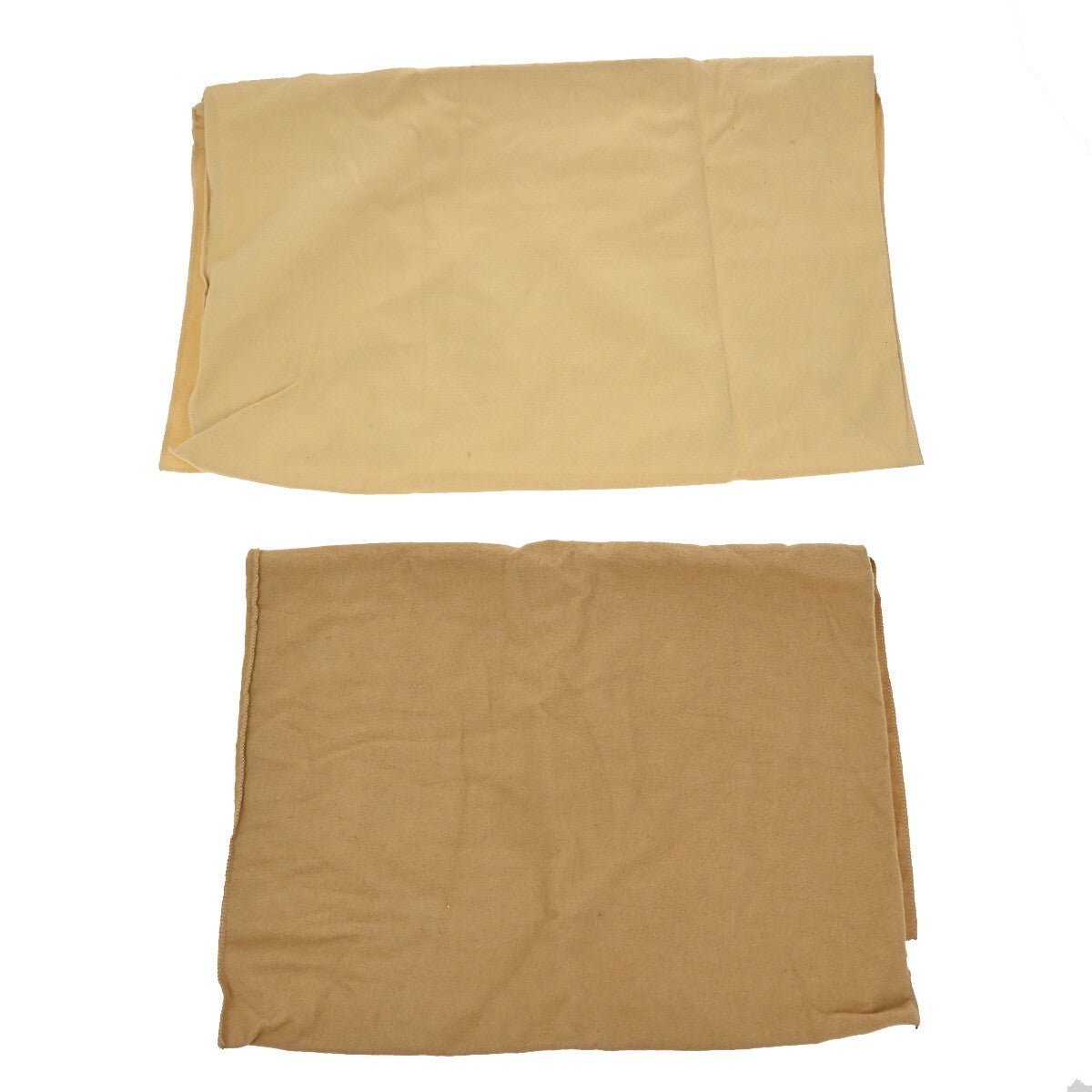 LOUIS VUITTON Logo 10 Set Dust Bag Drawstring Canvas Cotton Beige Brown 09EE138