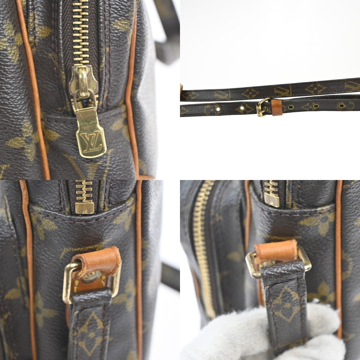 LOUIS VUITTON Amazon Crossbody Shoulder Bag Monogram Leather BN M45236 81MA342