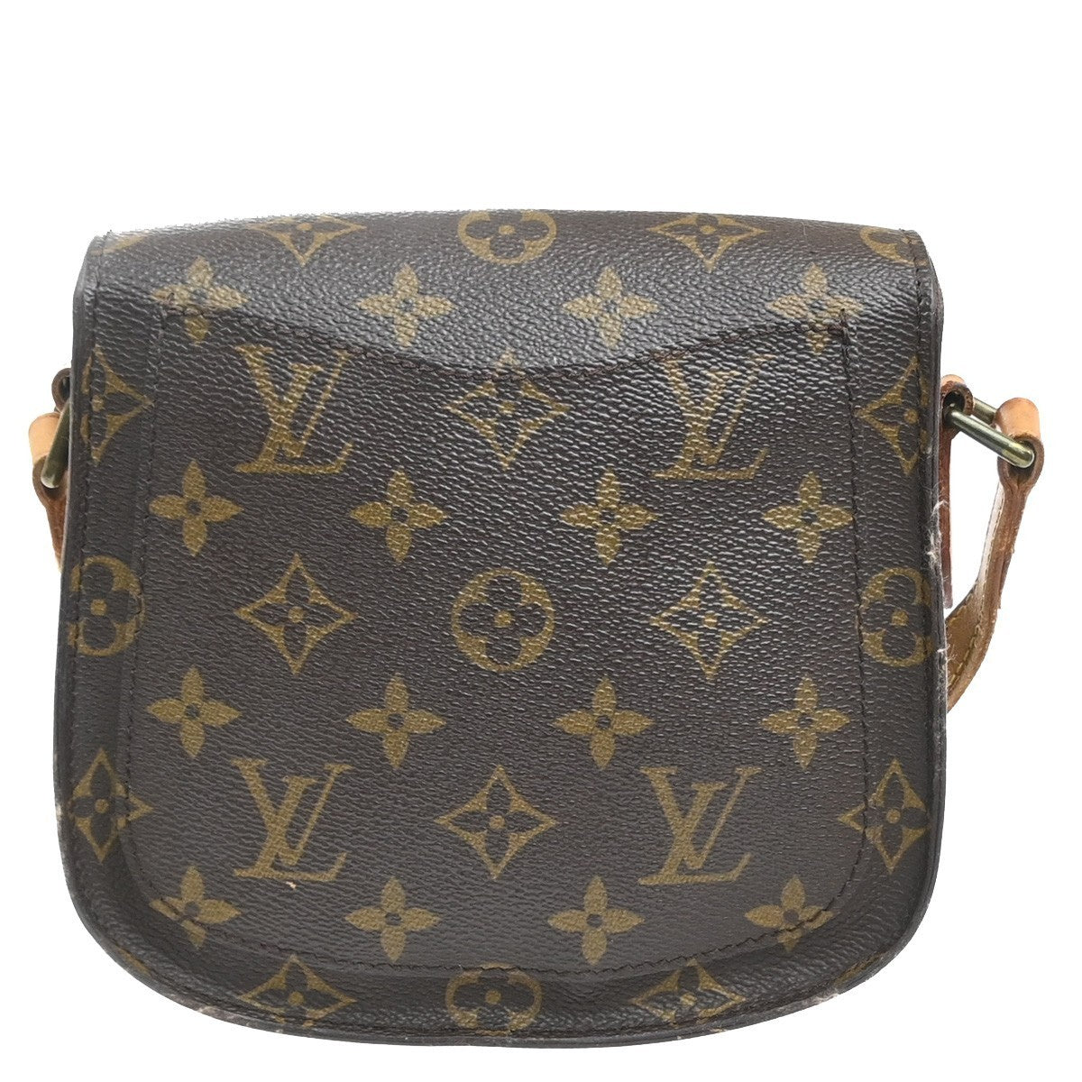 LOUIS VUITTON Mini Saint Cloud Shoulder Bag Monogram Leather BN M51244 32MA505