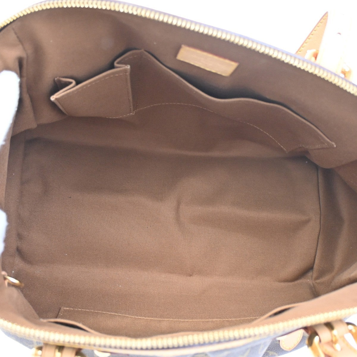 LOUIS VUITTON LV Tivoli GM Shoulder Bag Monogram Leather Brown M40144 667RL532