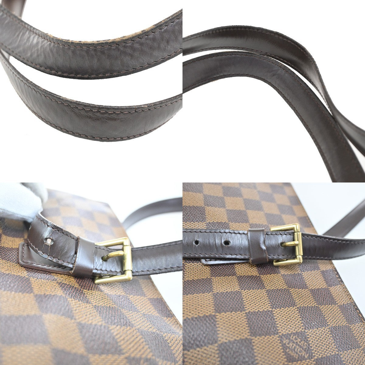 LOUIS VUITTON Chelsea Shoulder Tote Bag Damier Ebene Leather BN N51119 85CA791