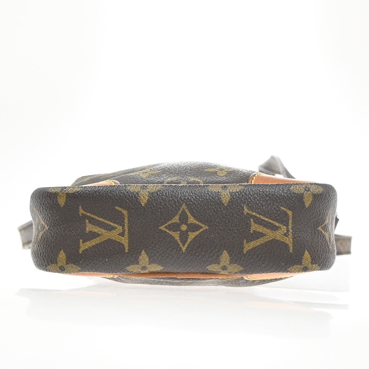 LOUIS VUITTON Danube Shoulder Bag Monogram Leather Brown France M45266 31KP586
