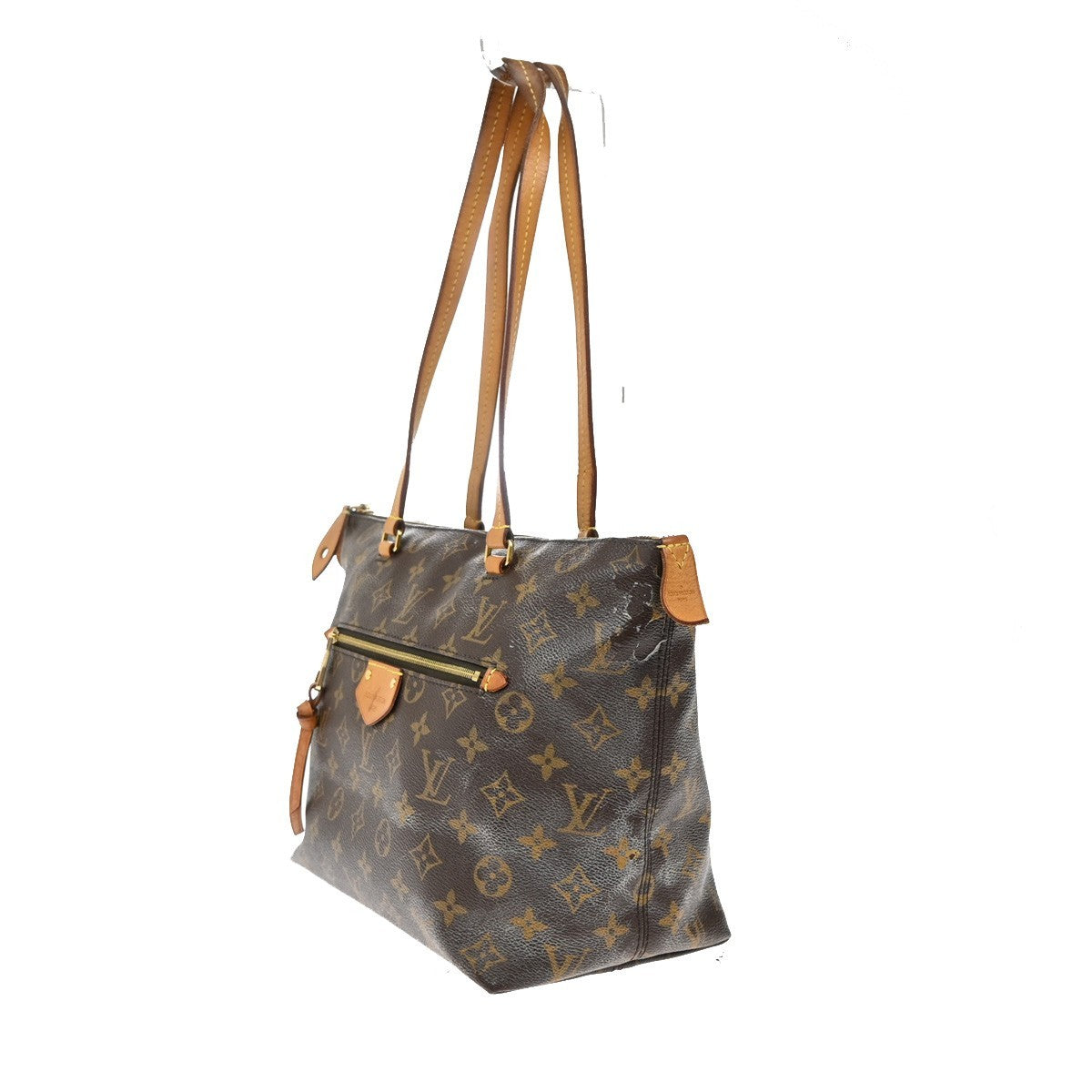 LOUIS VUITTON LV Iena PM Shoulder Bag Monogram Leather Brown M42268 84KB332