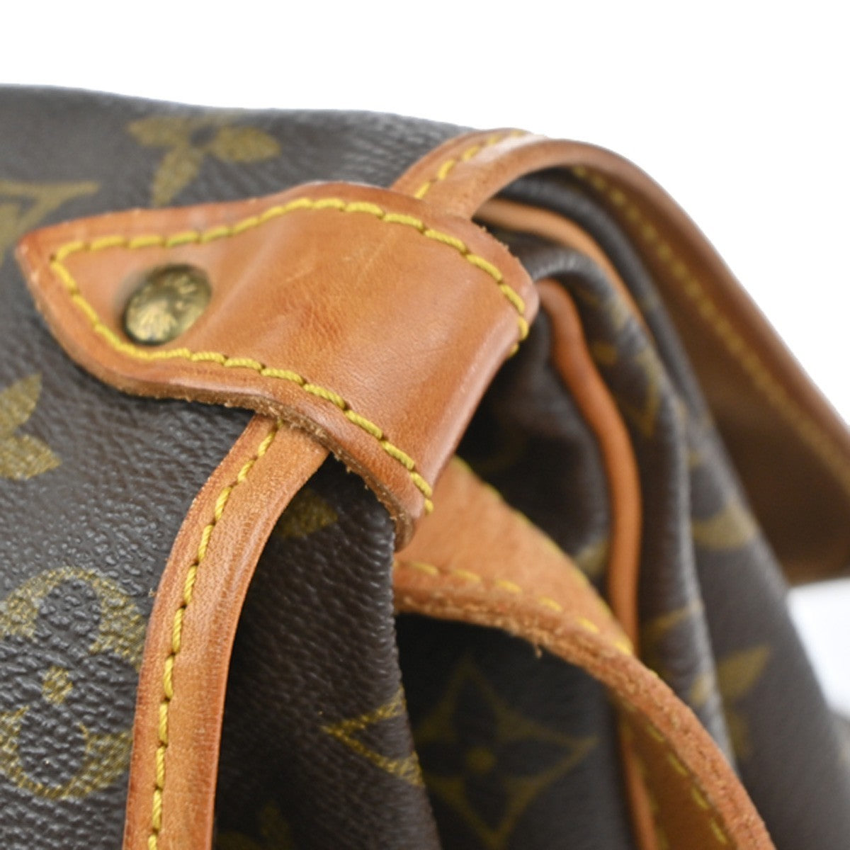 LOUIS VUITTON Saumur 35 Shoulder Bag Monogram Leather BN France M42254 71EG373