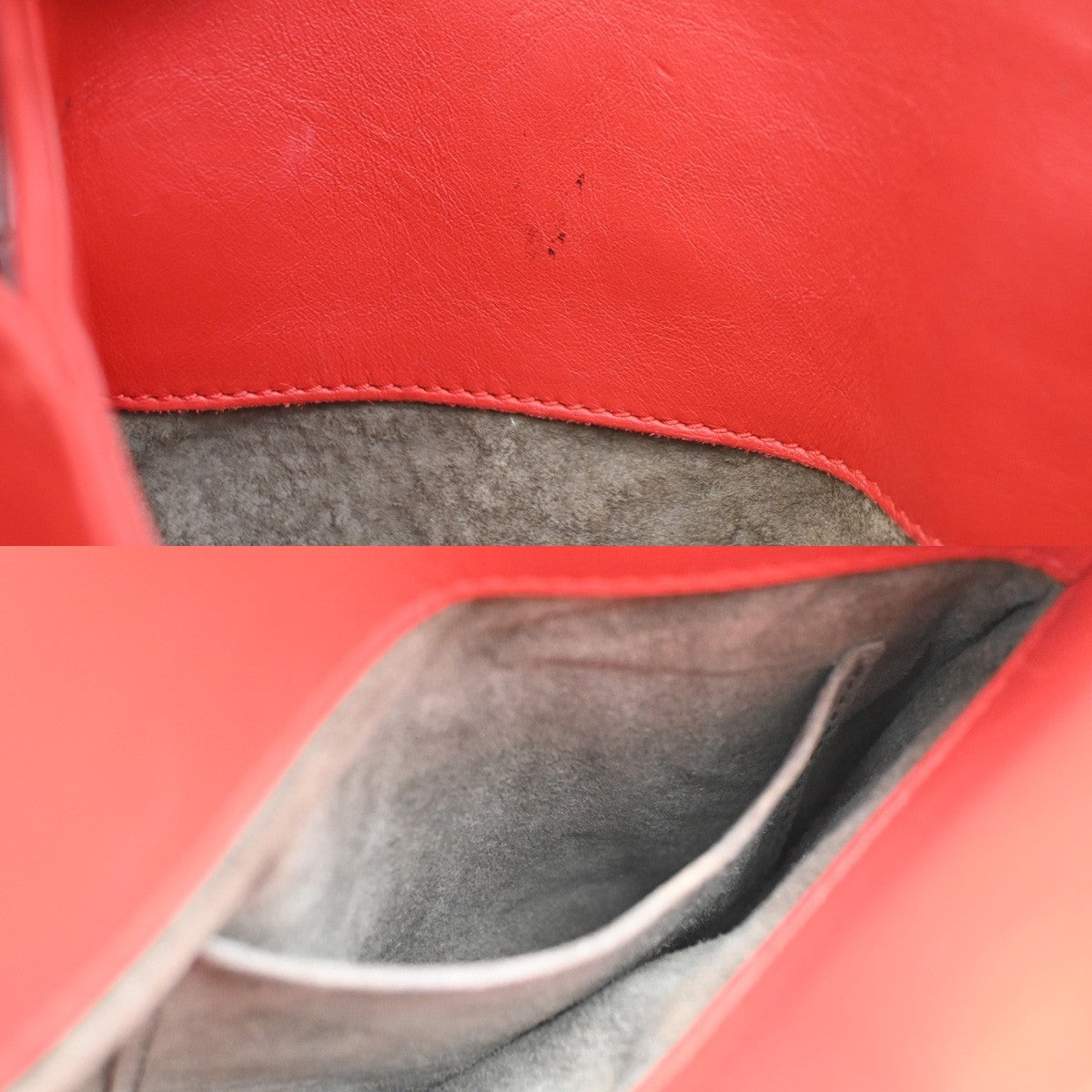 BOTTEGA VENETA Intrecciato Roma 2Way Shoulder Bag Nappa Leather Red 50RL604