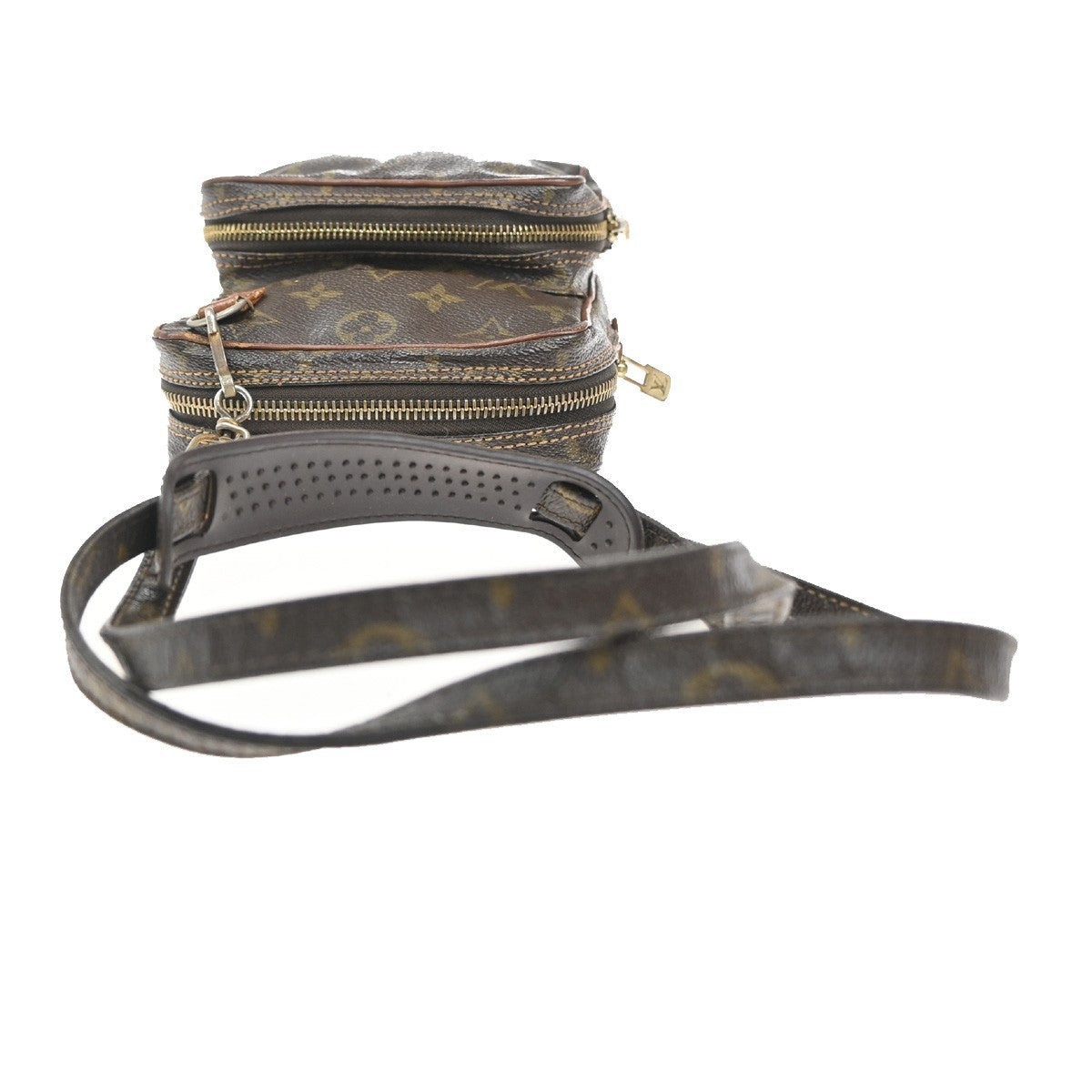 LOUIS VUITTON Mini Amazon Shoulder Bag Monogram Leather Brown M45238 67KC399