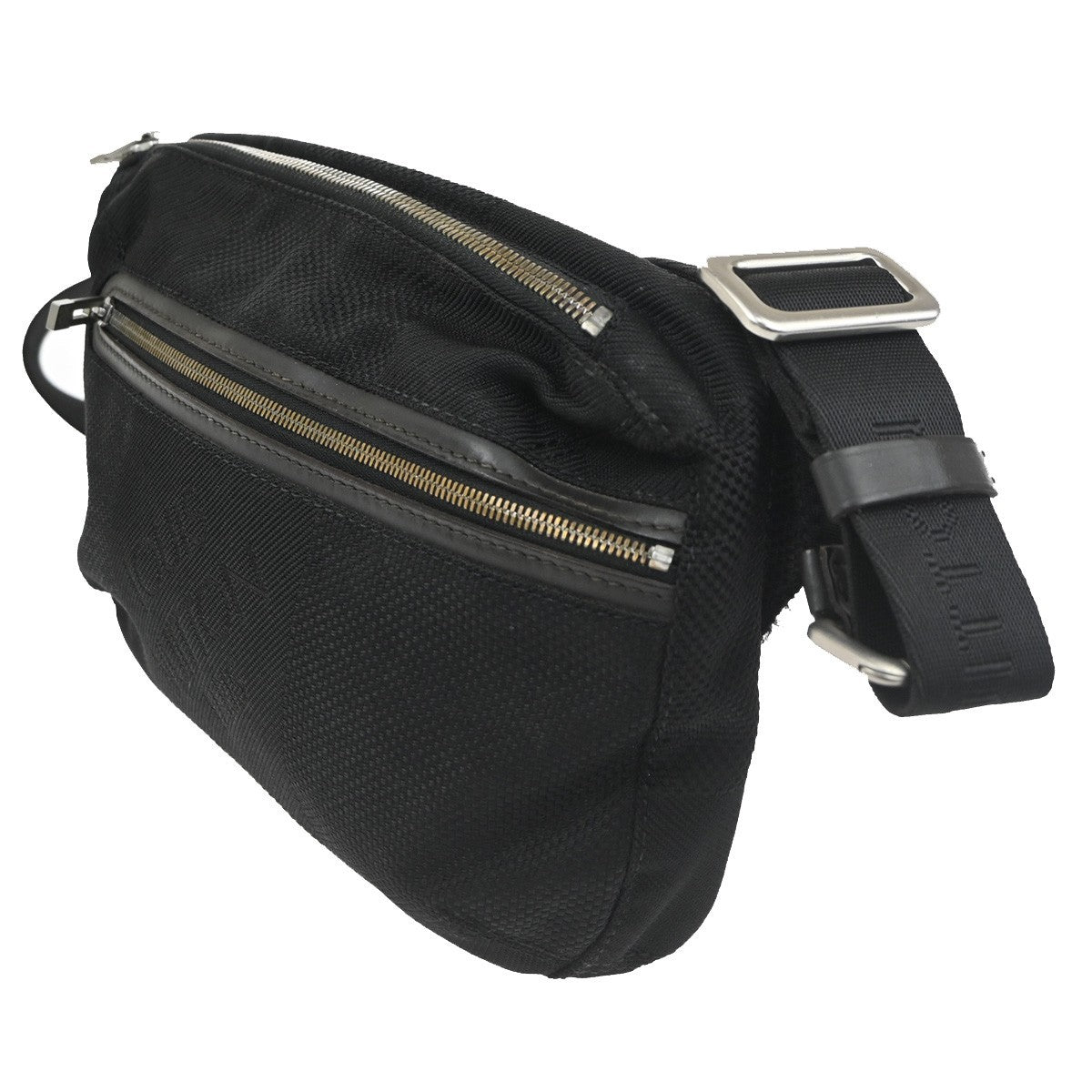 LOUIS VUITTON Arce Body Bag Damier Geant Canvas Leather Black M93021 30TA452