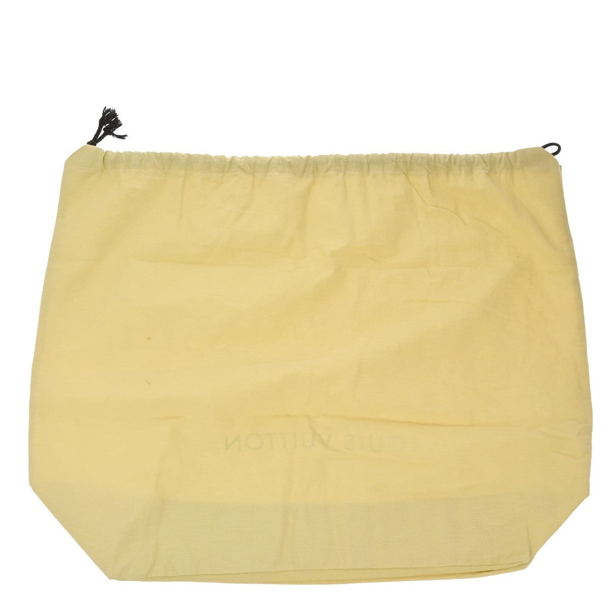 LOUIS VUITTON Logo 20 Set Drawstring Dust Bag Canvas Cotton Beige Brown 63EG382
