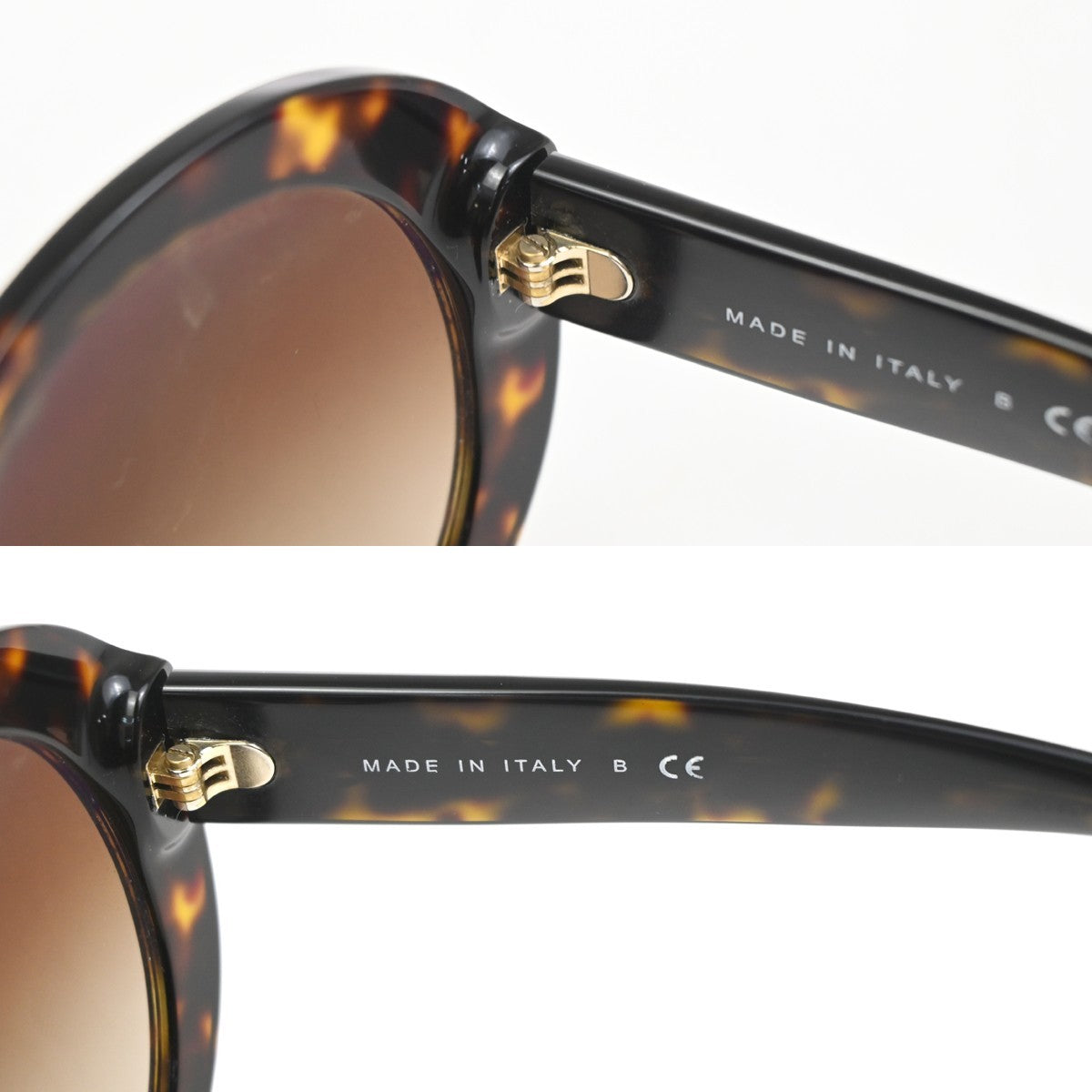CHANEL CC Logo Sunglass Eye Wear Plastic Brown GHW 5372-A Italy 63ZA113