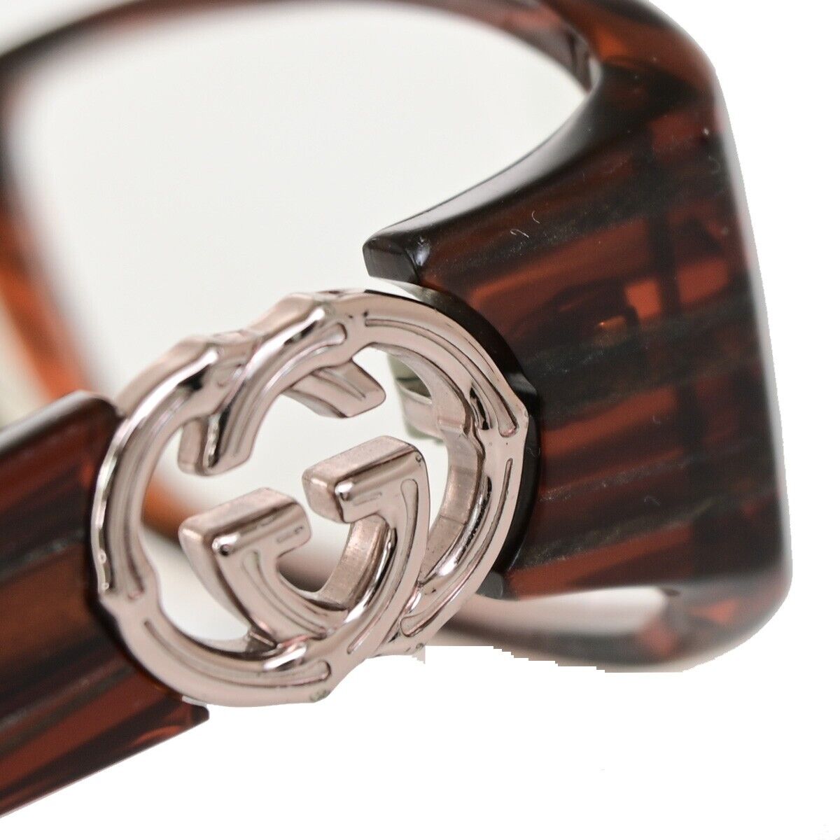 GUCCI Interlocking G Glasses Eye Wear Plastic GG-9059J Burgundy Red 09KA401