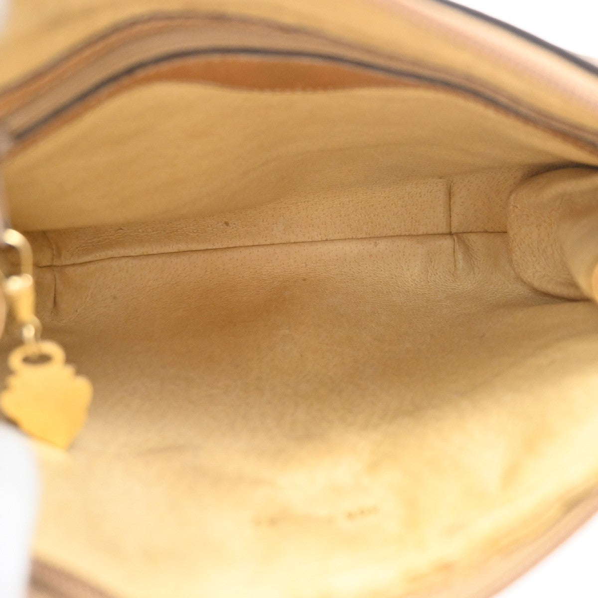 GUCCI Micro GG Pattern Shoulder Bag PVC Leather Brown Italy GHW 30KC928