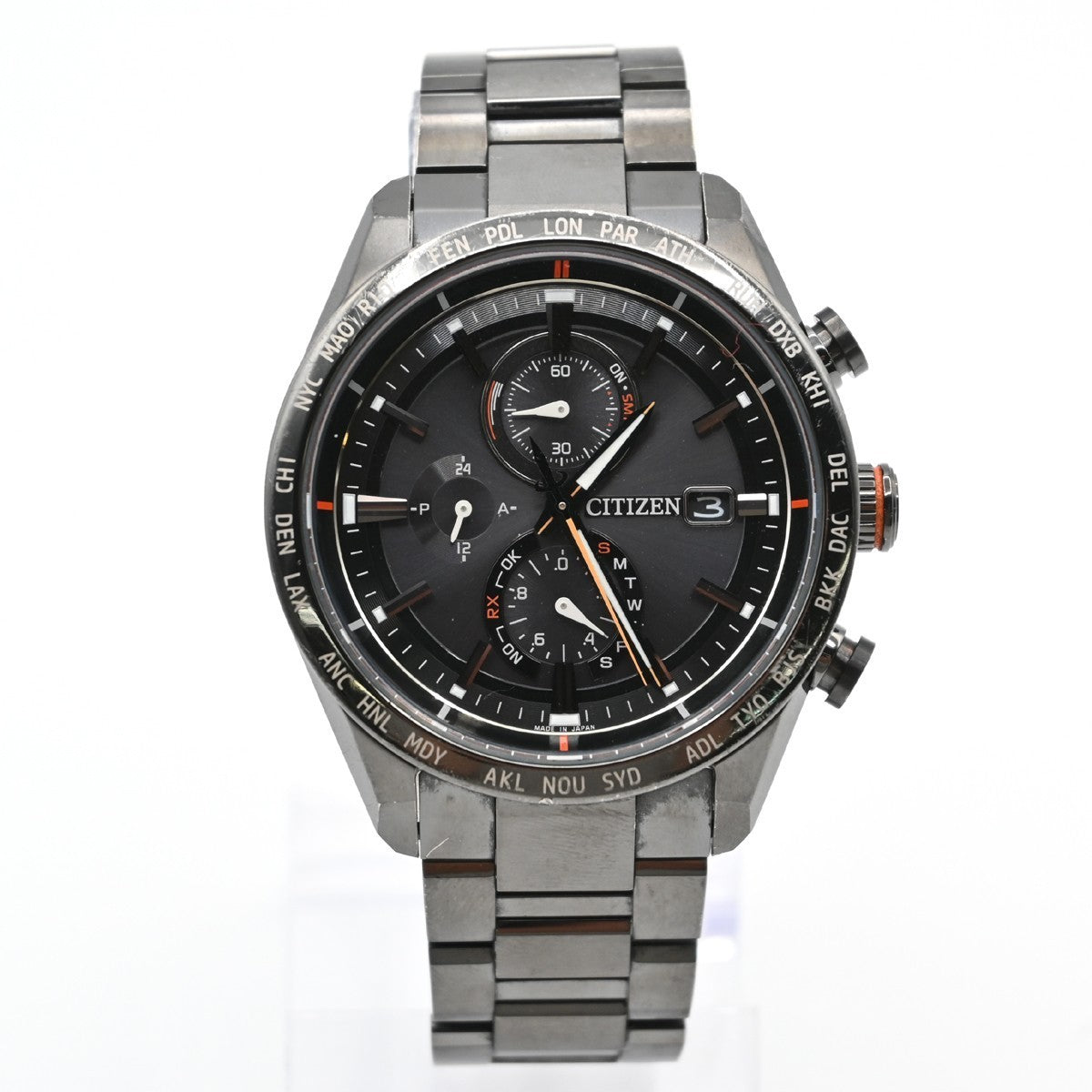 CITIZEN ATTESA ACT Line AT8185-62E Watch 42mm Quartz Titanium Black 84LC596