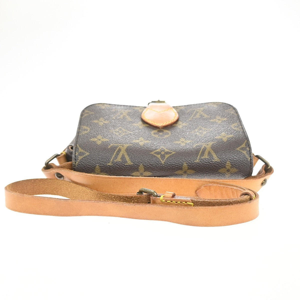 LOUIS VUITTON Mini Cartouchiere Shoulder Bag Monogram Leather BN M51254 34KP588
