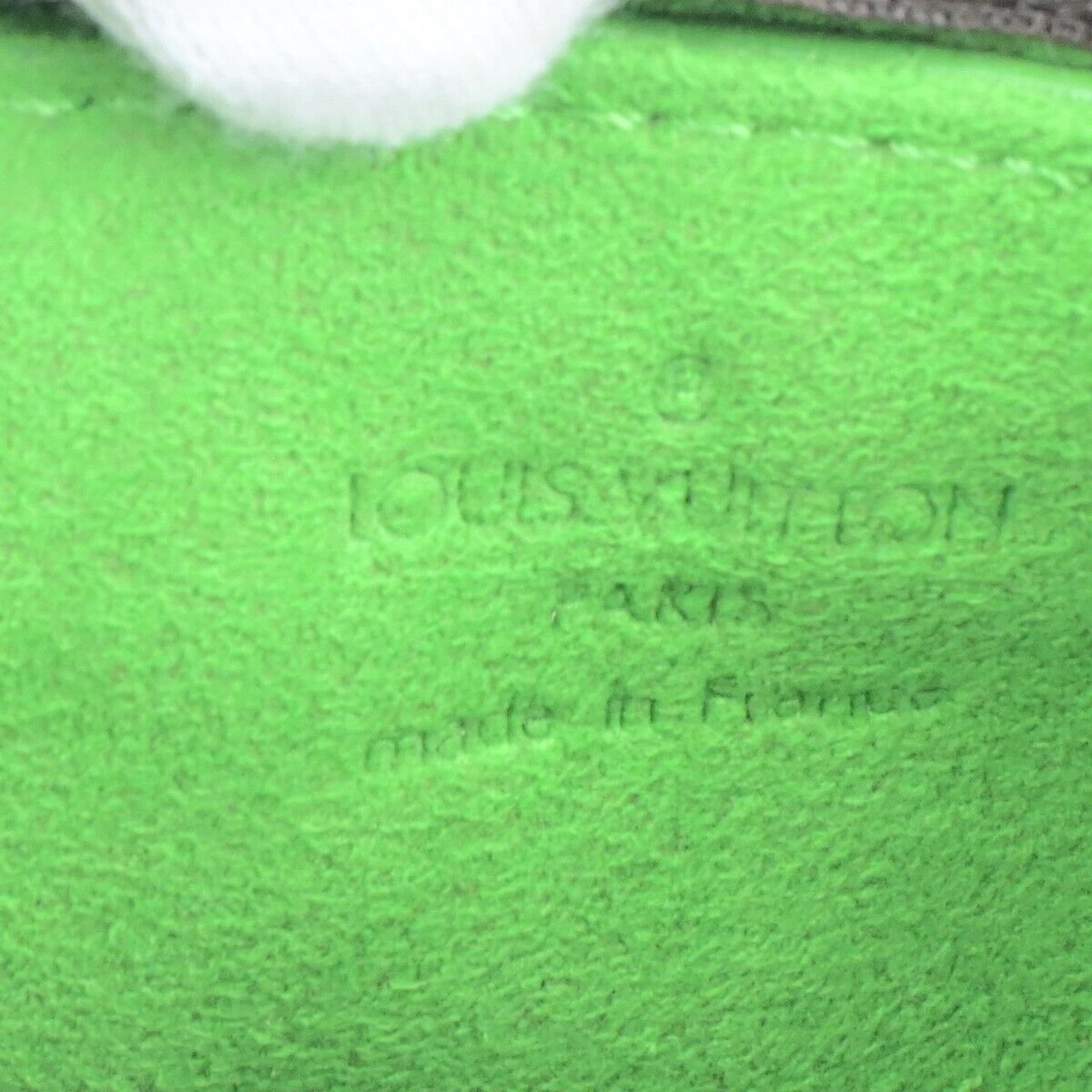 LOUIS VUITTON Pochette Cles Coin Wallet Monogram Perfo BN Green M95186 38FB244