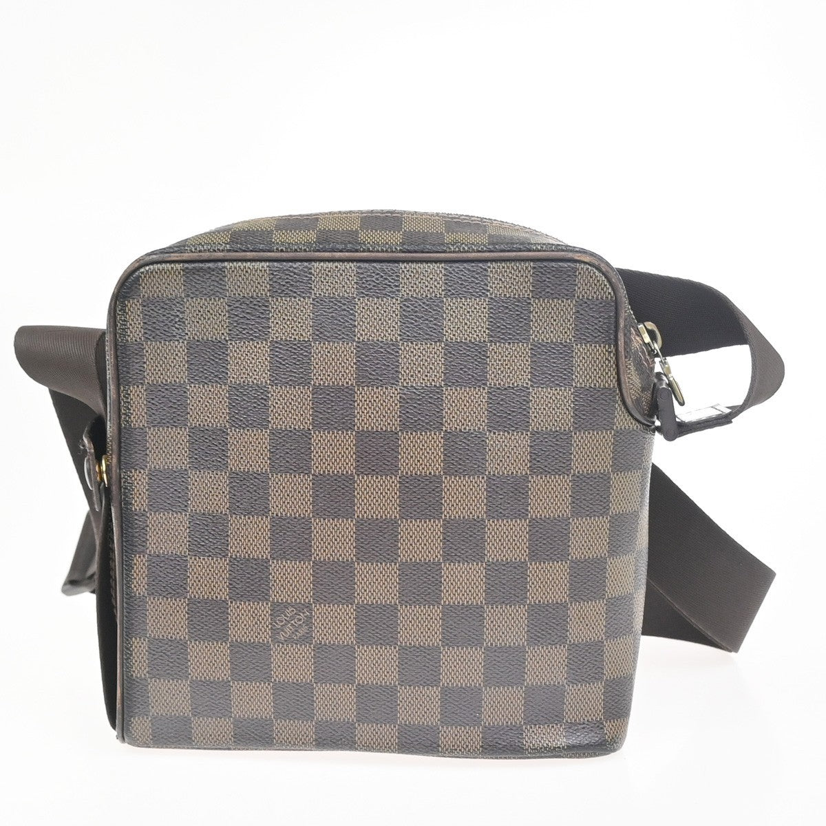 LOUIS VUITTON Olav PM Shoulder Bag Damier Ebene Leather BN France N41442 34KC799