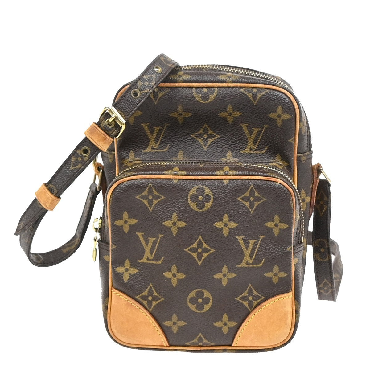 LOUIS VUITTON Amazon Crossbody Shoulder Bag Monogram Leather BN M45236 73ZA284