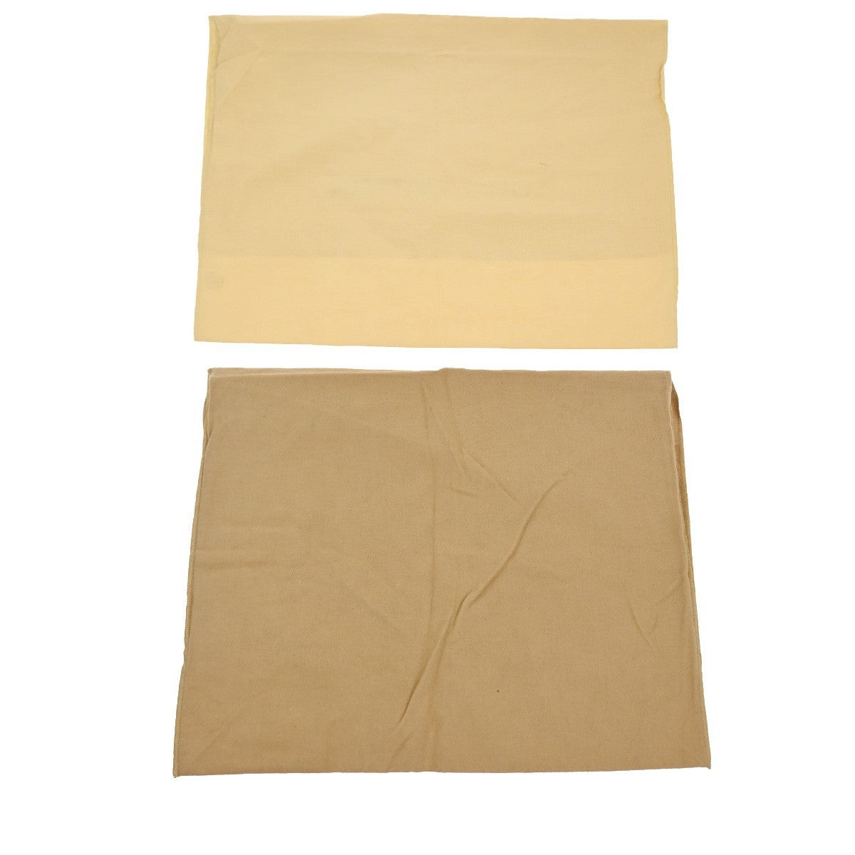 LOUIS VUITTON Logo 10 Set Dust Bag Drawstring Canvas Cotton Beige Brown 09KC801
