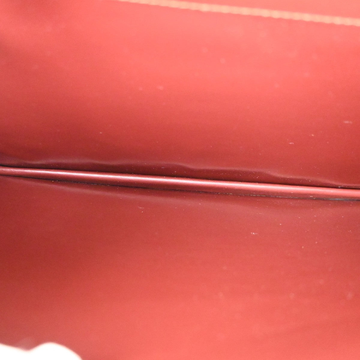 MUST DE CARTIER 2C Business Hand Bag Leather Bordeaux Red GHW Italy 31TA706
