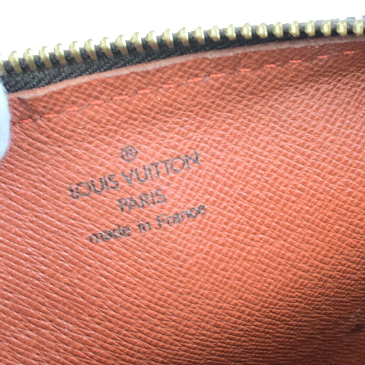 LOUIS VUITTON Papillon PM Hand Bag Damier Ebene Leather Brown N51304 77FB509