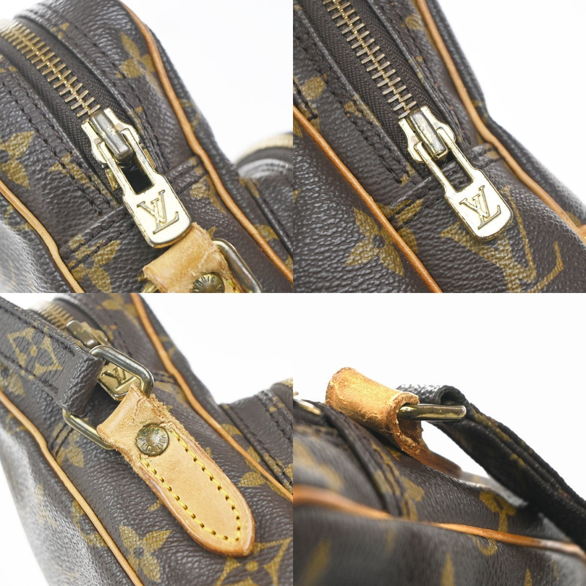 LOUIS VUITTON Amazon Crossbody Shoulder Bag Monogram Leather BN M45236 80EG345